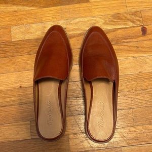 🌟Sale🌟 Madewell slip on leather mule in rich brown/mahogany